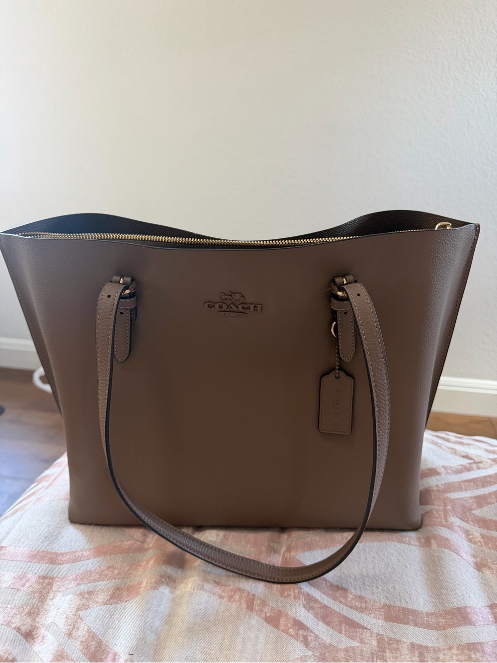 Coach Brown Leather Tote